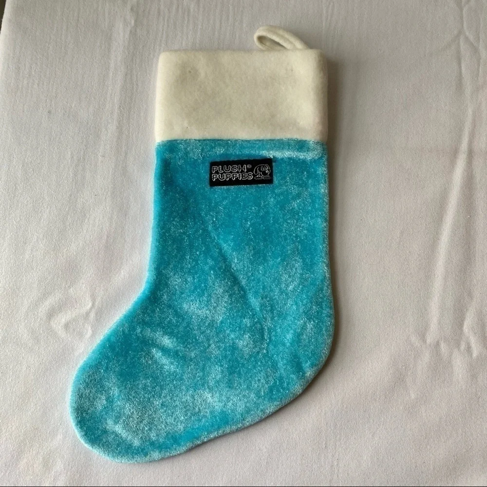 Dog christmas stocking & dog reindeer antlers size M/L with christmas lights